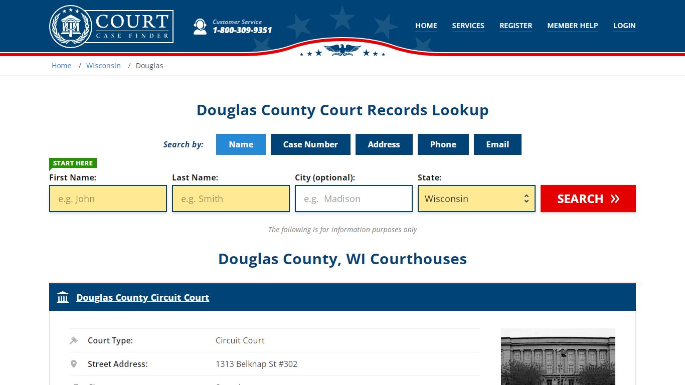 Douglas County Court Records | WI Case Lookup