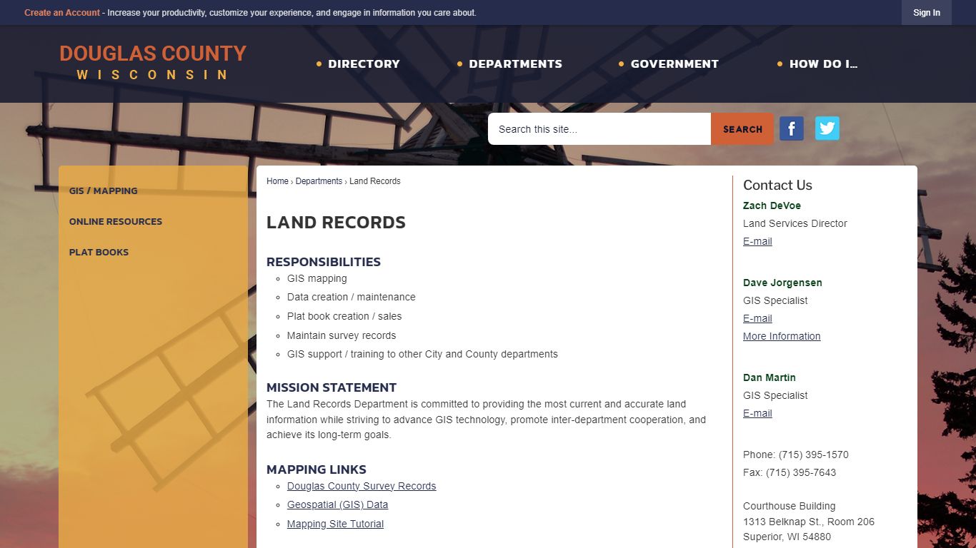 Land Records | Douglas County, WI - Official Website